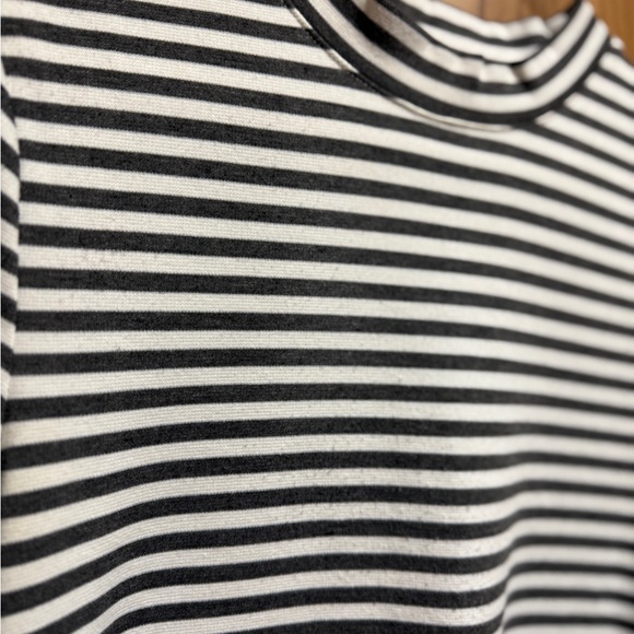 Free People FP Beach Striped Mock Neck Mini Dress - Picture 4 of 9